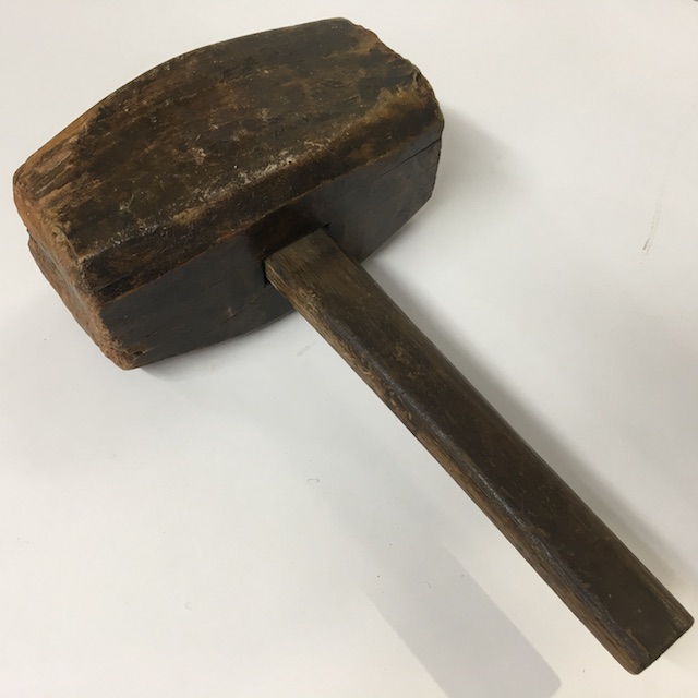 TOOL, Hand Tool - Vintage Wooden Mallet